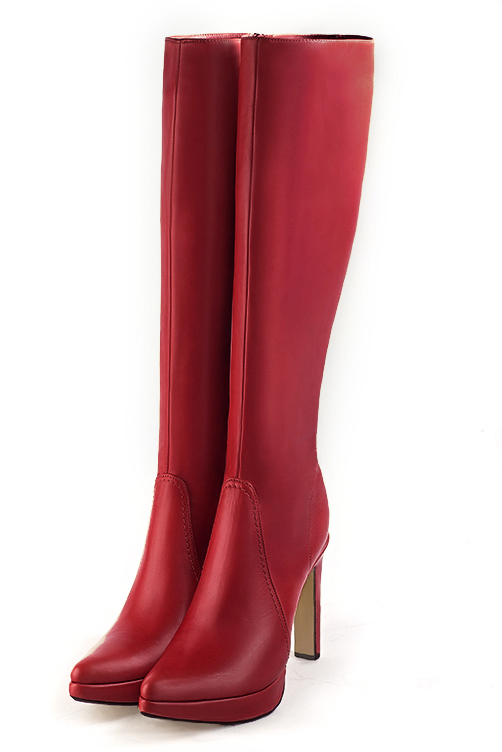 Very hot sale red boots